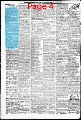 Page thumbnail for Alexandria Gazette