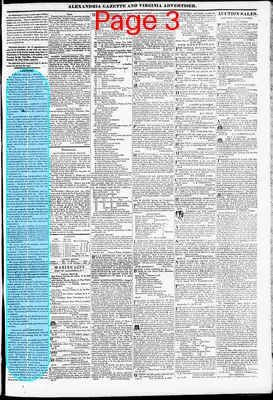 Page thumbnail for Alexandria Gazette