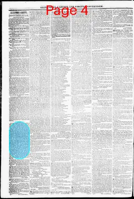 Page thumbnail for Alexandria Gazette