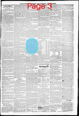 Page thumbnail for Alexandria Gazette