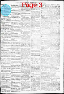 Page thumbnail for Alexandria Gazette