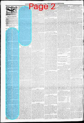 Page thumbnail for Alexandria Gazette