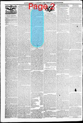 Page thumbnail for Alexandria Gazette