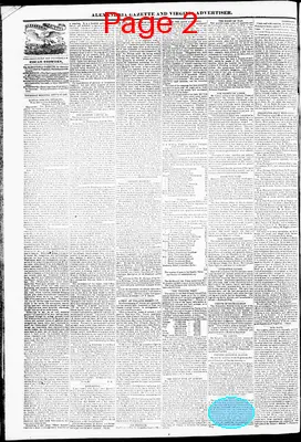 Page thumbnail for Alexandria Gazette