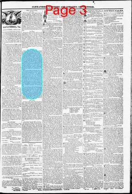 Page thumbnail for Alexandria Gazette