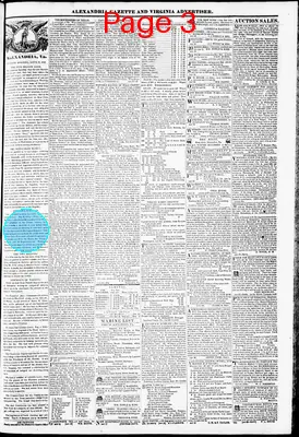 Page thumbnail for Alexandria Gazette