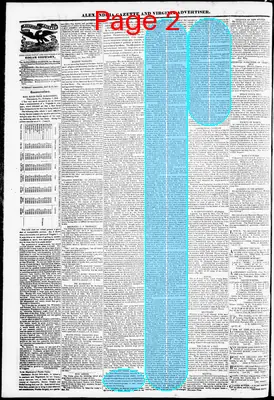 Page thumbnail for Alexandria Gazette