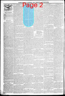 Page thumbnail for Alexandria Gazette