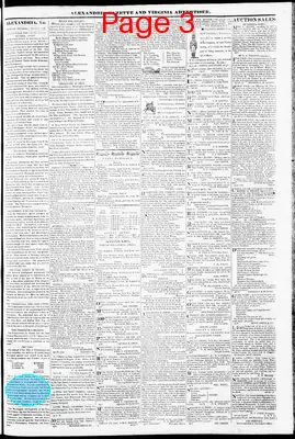Page thumbnail for Alexandria Gazette