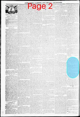 Page thumbnail for Alexandria Gazette