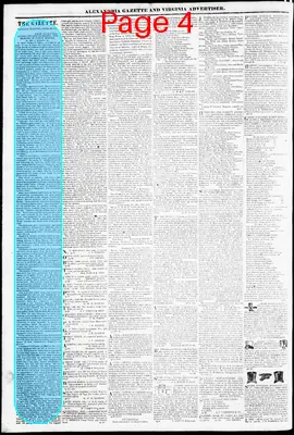 Page thumbnail for Alexandria Gazette