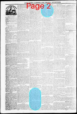 Page thumbnail for Alexandria Gazette