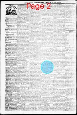 Page thumbnail for Alexandria Gazette