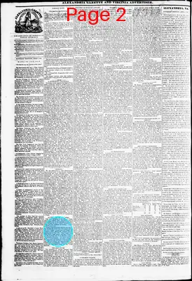 Page thumbnail for Alexandria Gazette