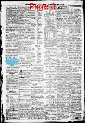 Page thumbnail for Alexandria Gazette