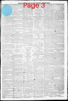 Page thumbnail for Alexandria Gazette
