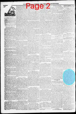 Page thumbnail for Alexandria Gazette