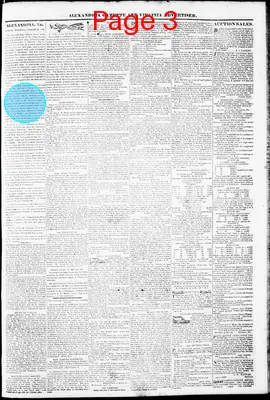 Page thumbnail for Alexandria Gazette