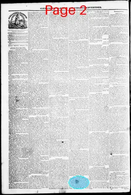 Page thumbnail for Alexandria Gazette
