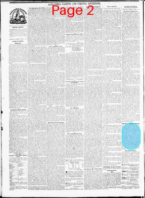 Page thumbnail for Alexandria Gazette