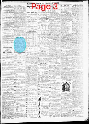 Page thumbnail for Alexandria Gazette
