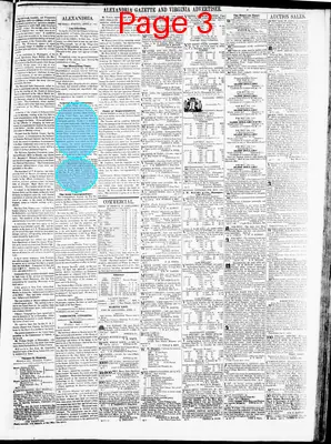 Page thumbnail for Alexandria Gazette