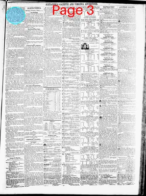 Page thumbnail for Alexandria Gazette