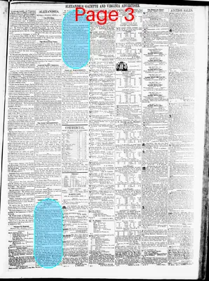 Page thumbnail for Alexandria Gazette