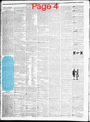 Page thumbnail for Alexandria Gazette