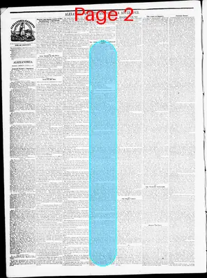 Page thumbnail for Alexandria Gazette