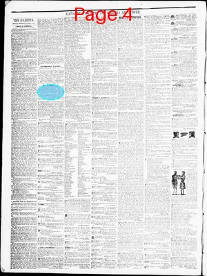 Page thumbnail for Alexandria Gazette