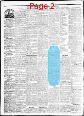 Page thumbnail for Alexandria Gazette