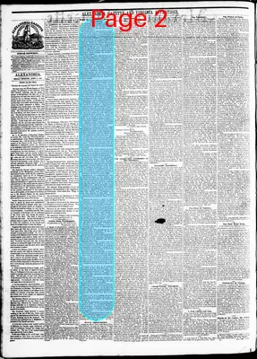 Page thumbnail for Alexandria Gazette
