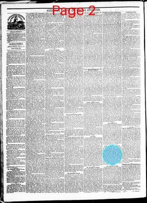 Page thumbnail for Alexandria Gazette