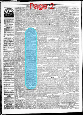 Page thumbnail for Alexandria Gazette