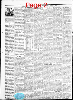 Page thumbnail for Alexandria Gazette
