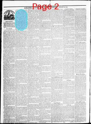Page thumbnail for Alexandria Gazette