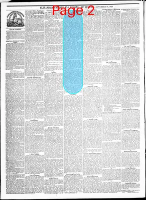Page thumbnail for Alexandria Gazette