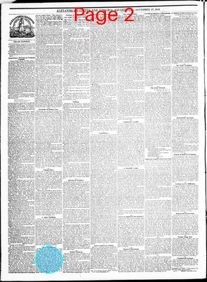 Page thumbnail for Alexandria Gazette