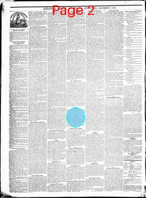 Page thumbnail for Alexandria Gazette