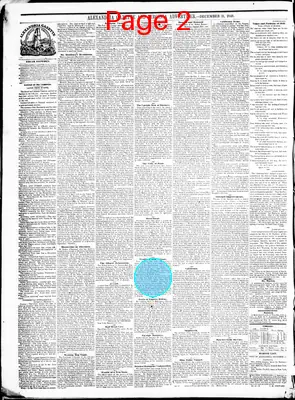 Page thumbnail for Alexandria Gazette