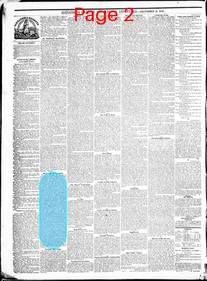 Page thumbnail for Alexandria Gazette
