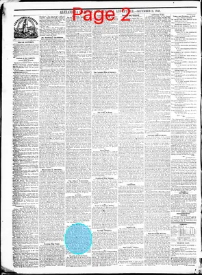 Page thumbnail for Alexandria Gazette