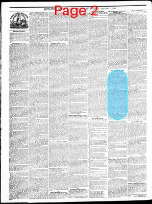 Page thumbnail for Alexandria Gazette