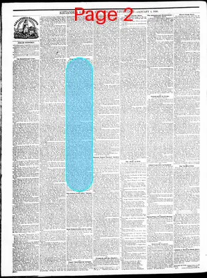 Page thumbnail for Alexandria Gazette