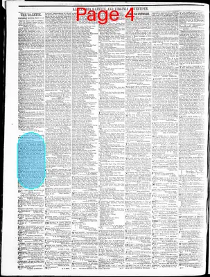 Page thumbnail for Alexandria Gazette