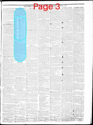 Page thumbnail for Alexandria Gazette