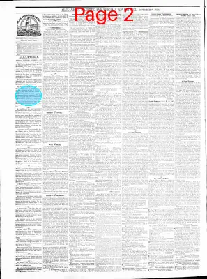 Page thumbnail for Alexandria Gazette