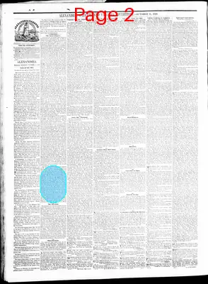 Page thumbnail for Alexandria Gazette