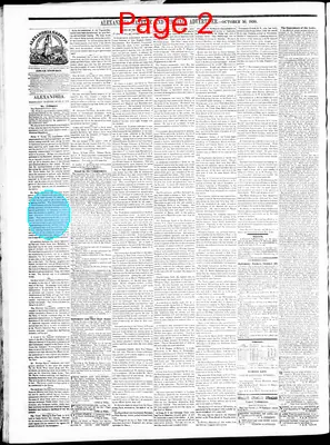 Page thumbnail for Alexandria Gazette